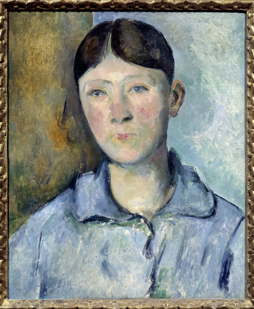 Ritratto di Madame Cezanne (nata Hortense Fiquet) - Musee d'Orsay, Paris